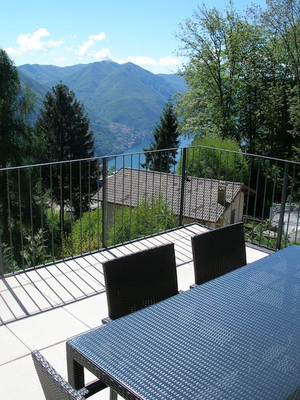Ausblick Richtung Südwest über den Comer See