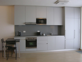 Küche in der Ferienwohnung Loft am Comer See Italien
