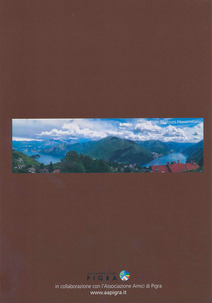 Rückseite Flyer - Scoprire Pigra