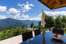 Blick von der Terrasse nach Süden